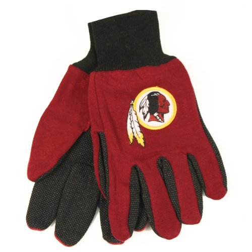 Washington Redskins 2-Tone Jersey Gloves (One Size Fits Most)