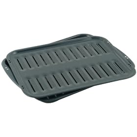 Whirlpool 4396923RW Porcelain Broiler Pan and Grid