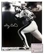Gary Carter Montreal Expos MLB Hand Signed 8x10 Photograph Swinging Black and White