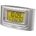 Timex Audio T065s Table Clock Digital Solar 24 Hour Time Daylight Saving Push Button Mode Set