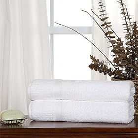 Ansley 2pc 610 Gram 35x70 Turkish Bath Sheet Set, White by SmartBargains