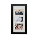 SEI Photo Display Wall-Mount Jewelry Armoire, Black