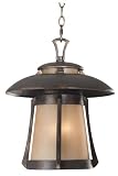 Laguna Three light Large Hanging Lantern With Golden Bronze, FRO...