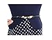 Babyonline Women's Polka Dots False Two Pieces Wear to Work A-line Party Dress