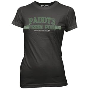 Buy Always Sunny In Philly - Always Sunny Paddys Irish Pub Juniors Fitted T-shirt in Black by Always Sunny In Philly