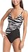 Christina Women's One Piece Crosser Swimsuit,Black,14