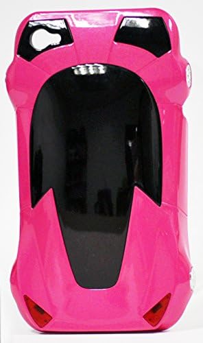 iPhone 5 Case, Pink Luxury Car Colorful Candy Durable Hard Silicone Plastic Case for iPhone 4 4S