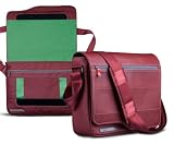 Be.ez - LE Reporter - 101048 - Sacoche en Polyur&eacute;thane pour Macbook Air 13" - Rouille/Vert
