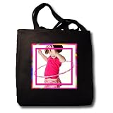 Susan Brown Designs People Themes - Hula Hoop Girl - Tote Bags