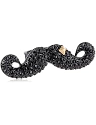 Steve Madden Mustache Two-Finger Stretch Ring, Size 7.5