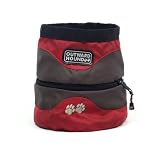 Kyjen Outward Hound Designer 2 in 1 Food and Water Bowl - Red Java and Clay