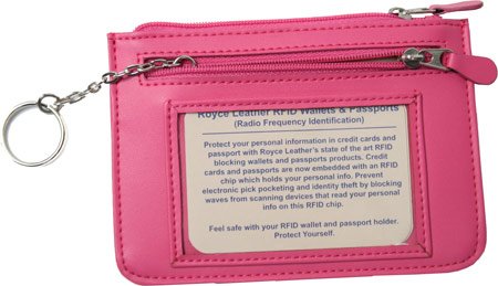 Royce Leather RFID Blocking 'Penelope' Slim City Wallet