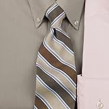 Italian Silk Textured Stripe Neckwear