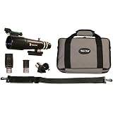 Tele Vue 60mm Spotting Scope Package with Scope, Erect Prism,Qwik-Point Finder, 2 Eyepieces: 8-24mm Zoom (15-45x), 5mm Nagler Type 6 (72x), and Custom Fitted Carry Bag