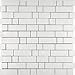 Metal Border Pure Metal Naxos Mosaic Satin Ceramic Tile & Stone Image