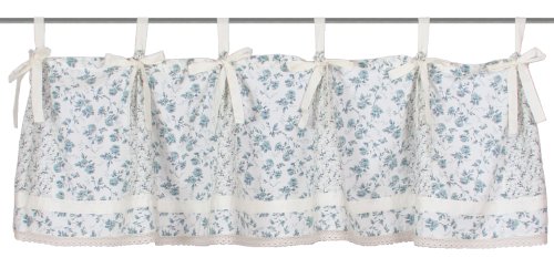 Home Fashion 23726-106 Cafehaus Landhaus Bl&uuml;mchen / Dekostoff 50 x 220 cm Preisvergleich