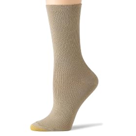 Gold Toe Women's Aquafx Crew Socks with Non Binding Top