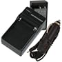 Charger + car plug for Sony Handycam DCR-TRV350 NP-QM91
