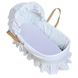 Kushies Certified Organic Bassinet/Carriage Pad Fitted Sheet