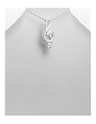 CZ Pendant Necklace In 92.5 Sterling Silver