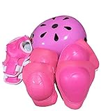 子ども ヘルメット 膝 肘 当て セット 女の子用