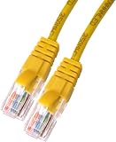 Cat5e Ethernet Patch Cable 350MHz 5ft Yellow