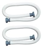 Intex 1.5" Diameter Accessory Pool Pump Replacement Hose - 59" Long - Set of 2