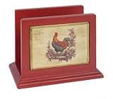 Provencal French ROOSTER kitchen NAPKIN HOLDER