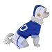 Anit Accessories Blue Football Jersey Dog Costume, 8-Inch