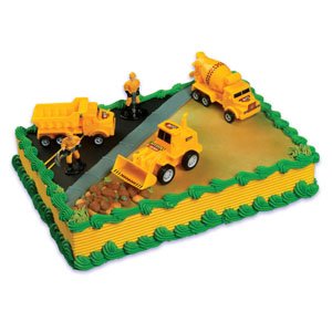 Construction Scene Cake Topper Kit