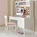 Kids' Desks & Chairs: Kids White Wooden Classic Valedictorian Desk - Valedictorian De...