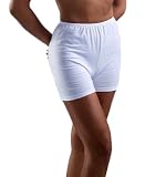 Underworks Womens 100% Cotton Cuff Leg Bloomers 3-Pack