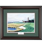 IMAGE OF Golf Gifts and Gallery 18 Harbourtown Framed Art (24 X 30)