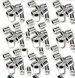 3g ~ 100 Sterling Silver Findings Crimp Tubes 2mm x 2mm