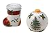 Spode Christmas Tree Figural Salt and Pepper Shakers 2- 1/2 inch H