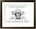 Prince of Wales Feathers Collections Framed Art Poster Print, 33x27