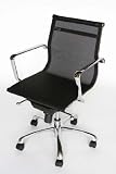 8992 Chromed Frame And Mesh Seat Baxton Studio Chrome frame and mesh seat Office Chair By Wholesale Interiors