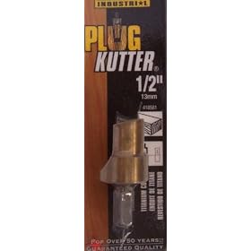 1 2 Plug Kutter Cutter 13mm Titanium Coated by Mibro