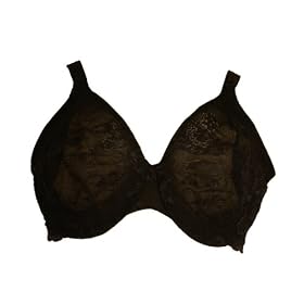 Buy Bali Platinum Black Lace Underwire Bra by Bali