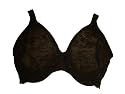 Bali Platinum Black Lace Underwire Bra