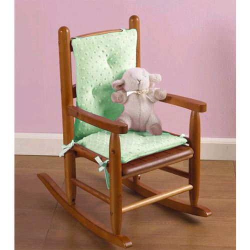 Heavenly Soft Childs Rocking Minky Celery
