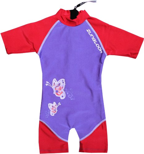Zunblock Kinder UV-Schutzkleidung Sunsuit Short Sleeve Butterfly, lilla/red, 98/104 Preisvergleich