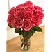 One Dozen Pink Roses