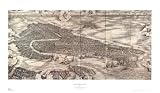 Venice Perspective, 1501 Art Poster Print by Jacopo de'Barbari, 39x23