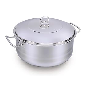Korkmaz A1945 Astra 16 Quart Casserole Dutch Oven With Lid by Korzman