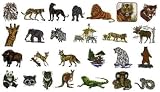 Brother Embroidery Memory Card No. 30 (Animal) - 26 designs for a 4"x4" area