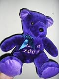 Purple Teddy Bear Plush Toy Stuffed Animal ~ Class of 2003