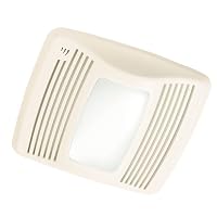 Broan Model QTX110SL 110 CFM 100 Watt Incandescent Light Ultra Silent Humidity Sensing Fan/Light