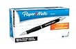 Paper Mate Apex Retractable Bold Point Ballpoint Pens, 12 Black Ink Pens (1733536)