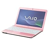 SONY VAIO Eシリーズ 14型ワイド液晶 カラー: ピンク プロセッサー:Intel Celeron B840（1.9GHz） HDD:320GB メモリー2GB DVDスーパーマルチドライブ OS：Windows7 Home Office無し 送料無料 長期保証付 (2011秋モデル） 秋